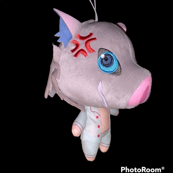 New from Japan Inosuke Hashibira Plushie Demon Slayer Kimetsu No Yaiba Anime - Picture 7 of 10